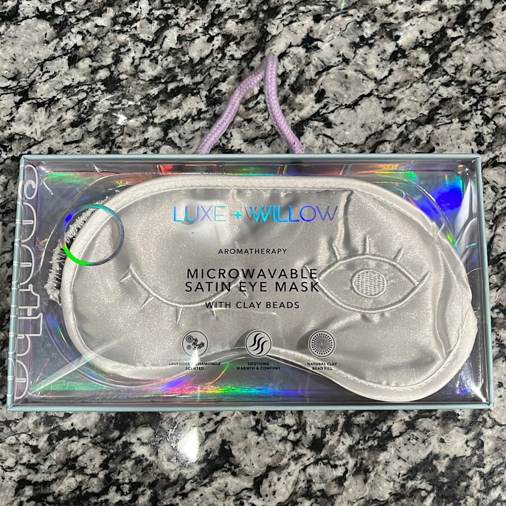 Microwaveable Satin Eye Mask